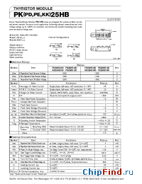 Datasheet PK25HB160 manufacturer SanRex